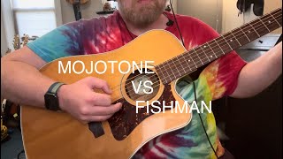 Mojotone NC 2 Vs  Fishman Rare Earth Blend + Prefix Pro Blend   Acoustic PIckup Shootout