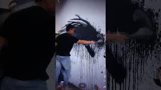 무술을 사용해서 그림 그리는 중국 화가, 일반인(aa Chinese painter who paints using martial arts) 구독, 좋아요, 알림설정