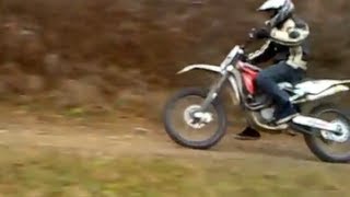 HUSQVARNA TC 450 2009💣💣driving only FULL THROTTLE engine sound