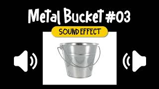 Metal Bucket #03 Sound Effect | 垃圾桶 #02 金屬 音效 (High Quality)