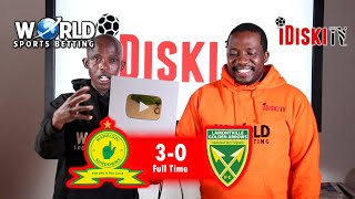 Mamelodi Sundowns 3-0 Golden Arrows | Safranko is like a Farmer From Krugersdorp | Junior Khanye
