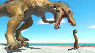 Dinosaur Race: Who Can Escape Bulging-Eye Spinosaurus?