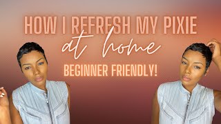 How to Style a Pixie Cut at Home| Beginner Friendly| Sky Atkins