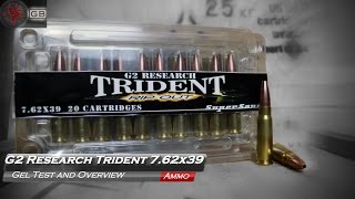 G2 Research Trident 7.62x39 Gel test