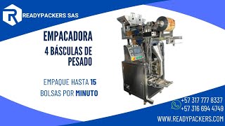 Empacadora con Multicabezal de 4 básculas de pesado | READYPACKERS