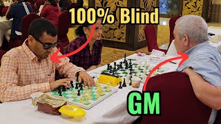 100% visually impaired Darpan Inani vs Grandmaster