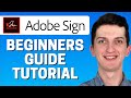 How To Use Adobe Sign - Adobe Sign Tutorial - eSignature Tool For Business (2023)