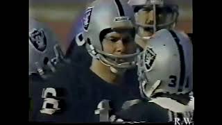 NFL 1983 12-18-83 San Diego Chargers v Los Angeles Raiders pt 1 of 2
