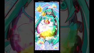 Crash Fever #7069 轉蛋 稀有轉蛋 『初音未來「魔法未來」10th Anniversary』合作轉蛋A 10次連續抽取 (2)