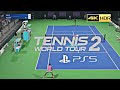 Tennis World Tour 2 Nadal VS Federer PS5 Gameplay [4K HDR]