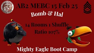 Angry Birds 2 AB2 Mighty Eagle Boot Camp MEBC 15 Feb 25 - Bomb+Hal. 14 rooms