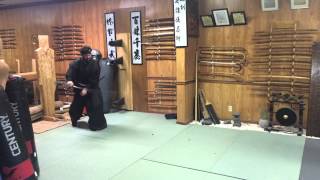 Throwing 2 Knives and Drawing Sword