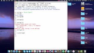 CTEC 121 - Iterating Through a String
