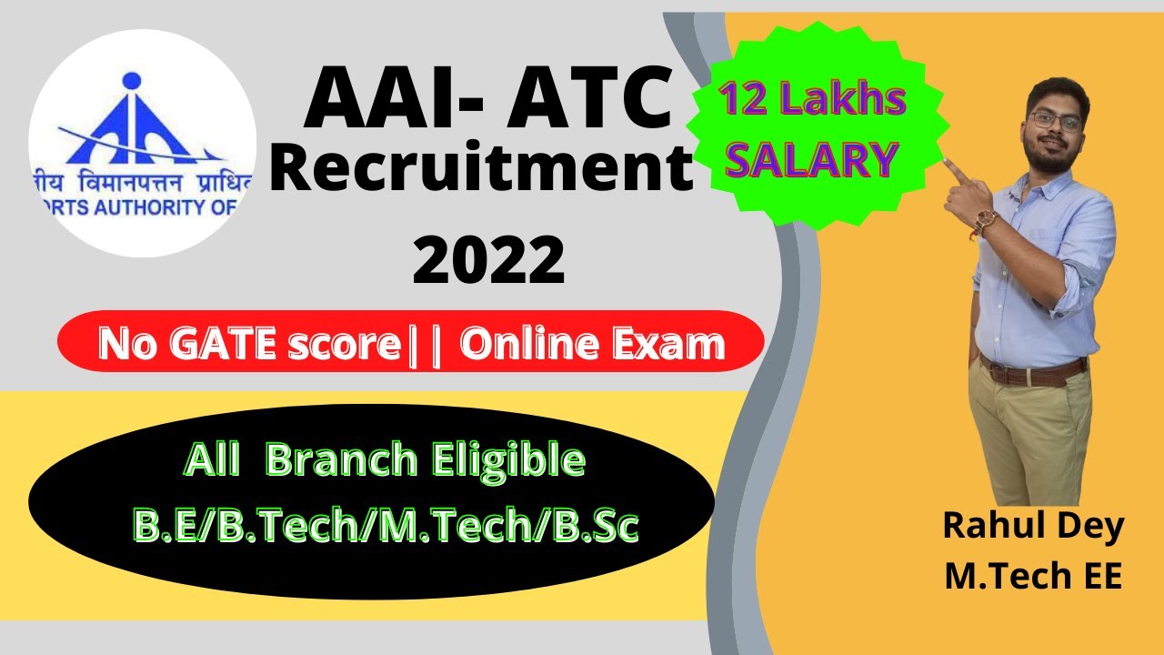 AAI ATC Recruitment 2022 | AAI ATC Junior Executive Vacancy 2022 | 400 ...