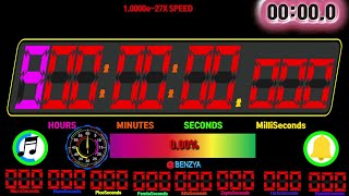 900 hour countdown timer alarm🔔Speedfeeling