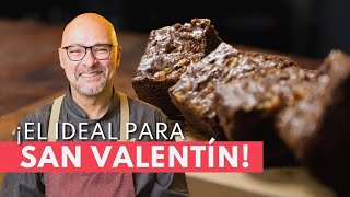 Surprise and fall in love with these BROWNIES - Easy and foolproof recipe for Valentine's Day!