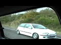 my punto gt on the motorway