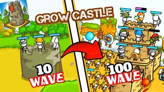 100 Wave Di Game Grow Castle