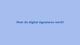 How do Digital Signatures Work? - GlobalSign APAC