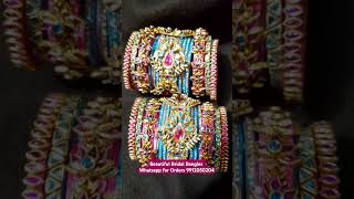 Heavy work Bridal Bangles || yenna vizhai azhage || wow