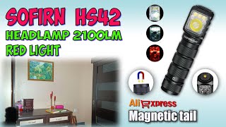 SOFIRN HS42 Headlamp 2100lm ♦ Обзор, замеры, ночные тесты. Full  review.