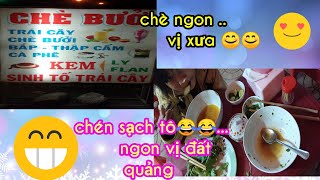 Vét sạch sẽ tô mì Quảng siêu ngon ..quán vỉa hè eakar... Quán chè theo thời gian 😍😍