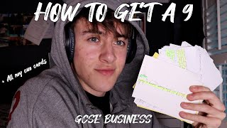 How to get a 9 *GCSE Business*
