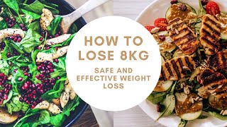 How to lose 8kg in 8 weeks and keep it off.