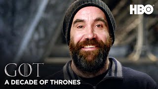 A Decade of Game of Thrones | Rory McCann on The Hound (HBO)