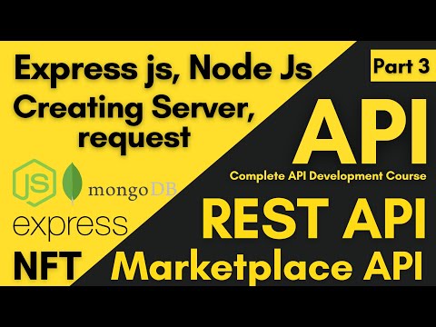 Creating Server Using Node Js And E Express Js | Complete API ...