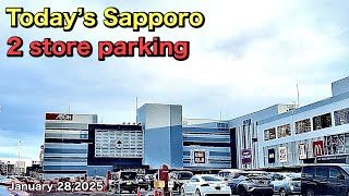 Today’s Sapporo.2 store parking.January 28,2025.Japan