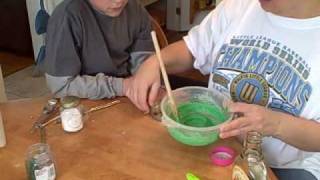 Easy bake/Queasy bake oven recipe: Oscar the Grouch Cake