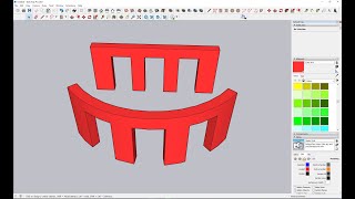 Sketchup Curved Wall