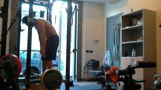 Snatch Grip Deadlift on a Platform - Stacchi con Presa a Strappo da rialzi - Personal Trainer Roma