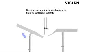 Vision Techmount TM 1200 Universal Projector Ceiling Mount