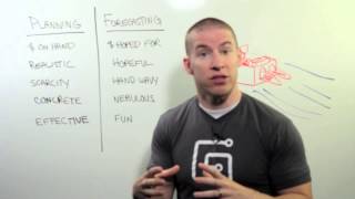 Planning vs. Forecasting | Whiteboard Wednesday: Episode 26