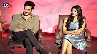 Akkineni Akhil & Kalyani Priyadarshan Sharing Hello Movie Success | TV5 News