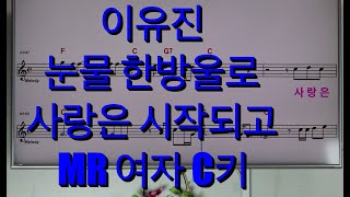 이유진 눈물 한방울로 사랑은 시작되고 [이정순 노래교실]