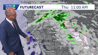 NorCal forecast: Scattered showers, thunderstorms, Sierra snow
