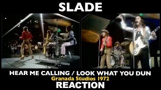 Musicians REACT to Slade: Hear Me Calling, Look What You Dun (LIVE 1972 at Granada Studios)