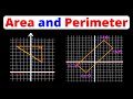 Area & Perimeter in the Coordinate Plane | Geometry | Eat Pi