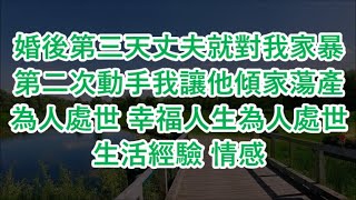 婚後第三天丈夫就對我家暴第二次動手我讓他傾家蕩產#為人處世 #幸福人生#為人處世 #生活經驗 #情感