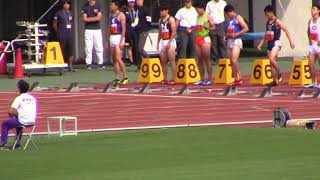 2018年　関東インカレ　男子1部　100ｍ決勝