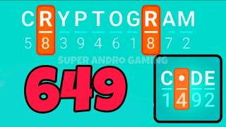 CRYPTOGRAM 649
