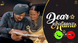 DEAR MAMA Song Ringtone | Sidhu Moose Wala |Kidd| Hunny PK Films | Latest Punjabi Songs 2022 | New