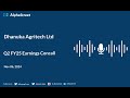 dhanuka agritech ltd q2 fy2024 25 earnings conference call