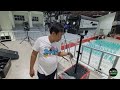 kosmo 330 follow spot light testing 50 meters gym