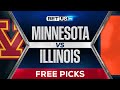 Minnesota vs Illinois | College Football Week 10 Predictions, Picks and Best Bets