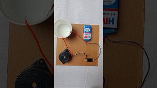 How to make a water overflow alarm ? | Science Project #shorts