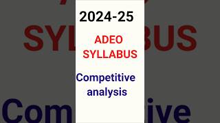 ADEO SYLLABUS, adeo syllabus, ADEO SYLLABUS 2024, ADEO EXAM, ADEO VACANCY